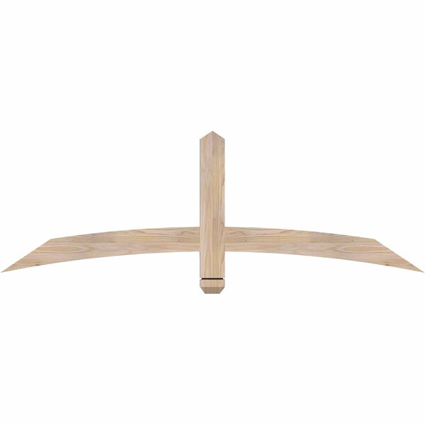 Ekena Millwork Bellingham Smooth Timber Gable Bracket, Douglas Fir, 60"W x 20"H x 1 1/2"D x 3 1/2"F, 8/12 Pitch GBW060X20X0204BEL00SDF - main